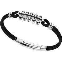 Armband Zancan Legittima Difesa in Silber Spinello EXB639 - EXB639